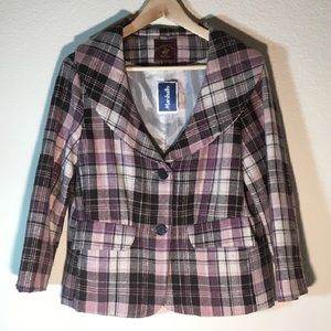 Beverly Hills Polo Club shawl collar wool blazer L